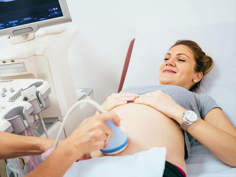 USG kobiety w ciąży